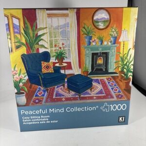 KI Puzzle 1000 Pieces Peaceful Mind Collection Jigsaw Puzzle Cozy Sitting Room